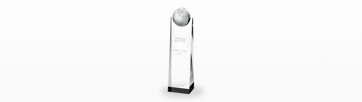 IBM Choice Awardトロフィー