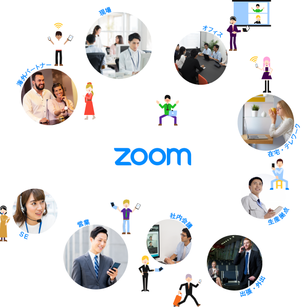 全世界で活用されるZoom